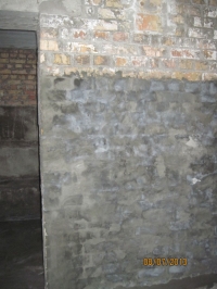 12. Стан цегляної поверхні після нанесення матеріалів Скріпа М500 і Пенетрон.