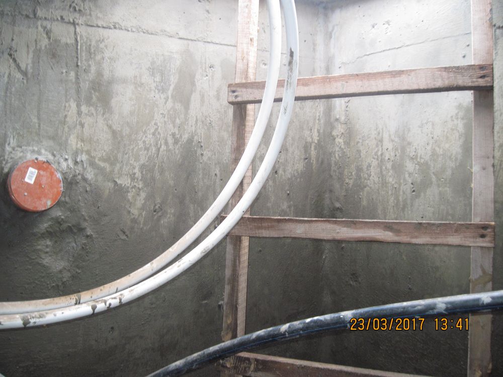 стены после обработки Пенетроном