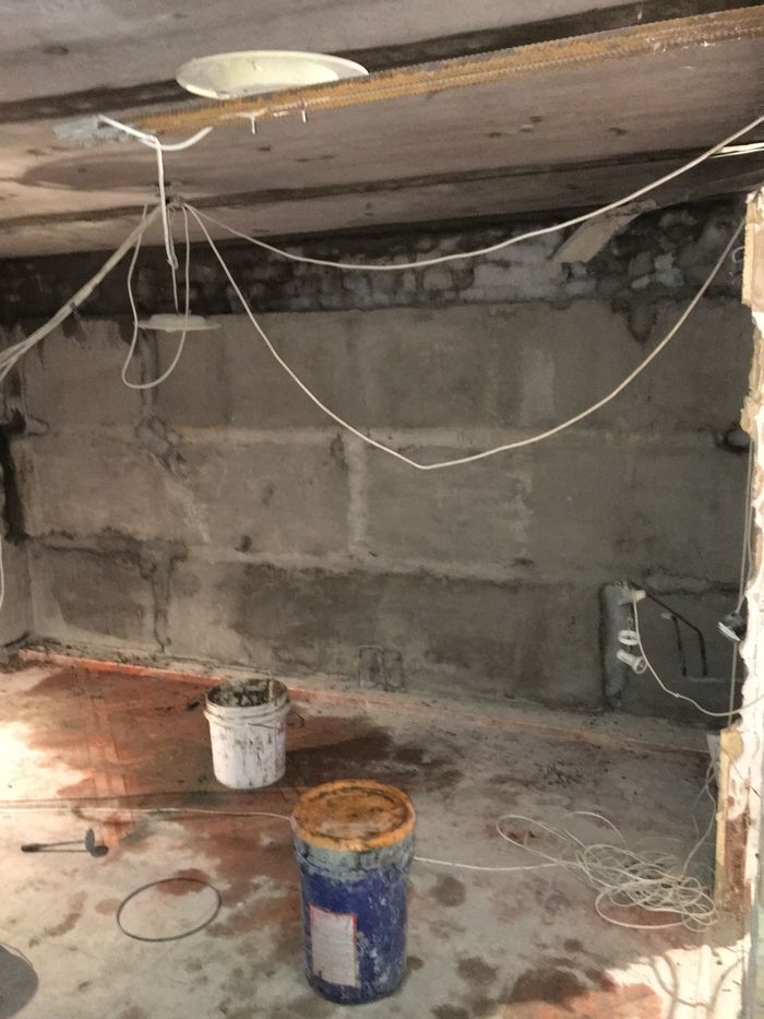 гидроизоляция стены и ФБС