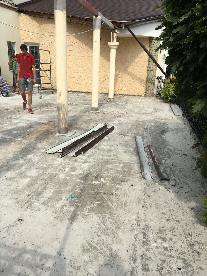 тераса до гідроізоляції